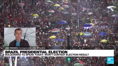 Brazil's Bolsonaro to speak today, won't contest election result • FRANCE 24 English