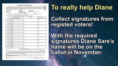 Support Diane Sare Signature Petition Drive -