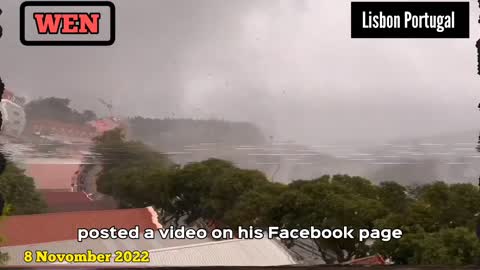 Terrible Tornado Hits Lisbon, Alcantara! Alcantara Tornado Images! Portugal! - Alcântara Tornado