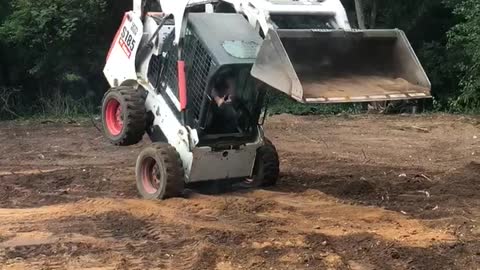 Bobcat stoppie