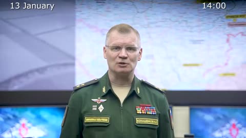 ⚡️🇷🇺🇺🇦 Morning Briefing of The Ministry of Defense of Russia (January 13, 2023)