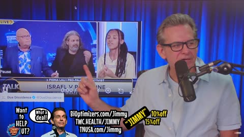 Jackson Hinkle STANS Turtle and The Hair bicker over Israel while having guest▮Jimmy Dore