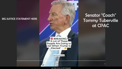 Senator Coach Tommy Tuberville (at CPAC 2024)