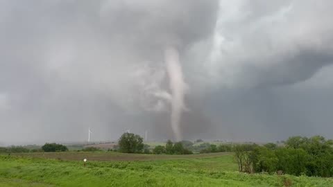 Large Tornado south of Massena, IA 5-21-2024