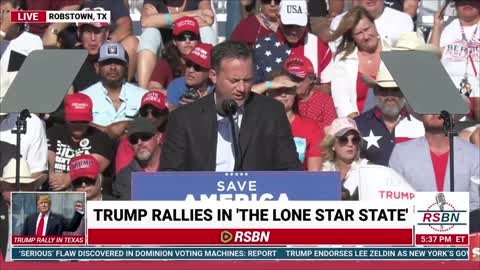 Michael Cloud Speech: Save America Rally in Robstown, TX 10/22/22