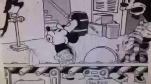 BIZARRE: Watch 'Mickey Mouse' putting holes in cheese - watch in full screen for best viewing