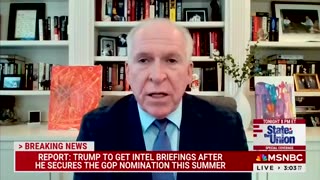 John Brennan just implied the intel community will withhold key information from Trump's security briefings once he accepts the Republican nomination this summer, citing his "misuse" of classified info