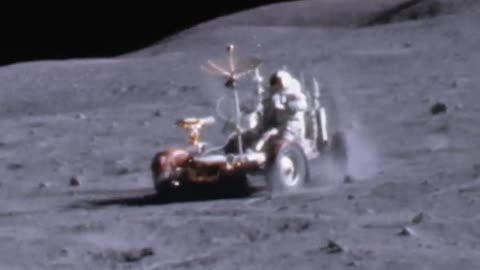 Nasa put a car on thi moon
