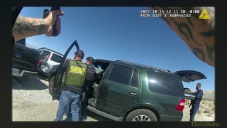 Body cam footage released of a DA investigator involved shooting with a murder suspect in Sky Valley