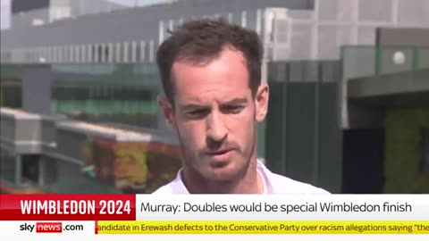 Wimbledon 2024- Andy Murray says leg has 48 hours to recover for singles opener Sky News