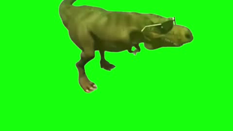 Dancing Dinosaur | Green Screen