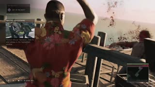 Man gets stabbed and kick over ledge in Mafia 3
