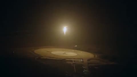Falcon 9 First Stage Landing from Helicopter: A Ballet of Cosmic Precision