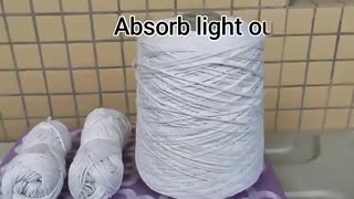2022 Newest Functional Luminous Yarn Glow in the Dark Polyester Chunky Yarn 70m Long Knitting Wool