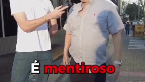 Idoso fala sobre o governo Lula