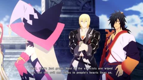 Tales of Berseria - Laphicet Becomes a Silver Dragon Anime Cutscene