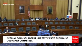 BREAKING NEWS: Special Counsel Robert Hur Continues Testimony To House Judiciary Committee | Part 2