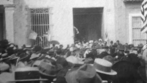 United States Troops At Evacuation Of Havana (1899 Original Black & White Film)