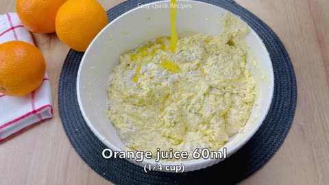 Easy and Quick, Orange Poppy Cake - Cake in 5 Minutes! You Will Make This Every Day!