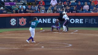 Softball: Auburn 5, LSU 3