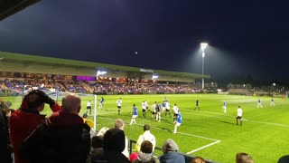 Neil Kengni match-winning goal for Macclesfield FC, versus Mossley AFC, 19_11_2022.