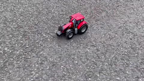 Driving Toy Tractor in public by grown man |Amazing reaction