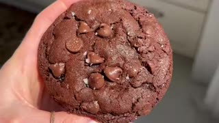 Single Serve Double Chocolate Cookie!