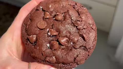 Single Serve Double Chocolate Cookie!