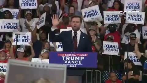 JD Vance Speaks at Atlanta, GA. Trump Rally 2024