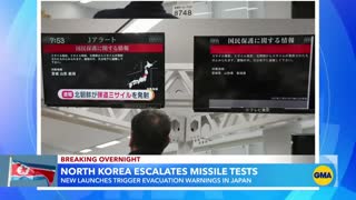 North Korean missile launches trigger evacuation warnings in Japan l GMA
