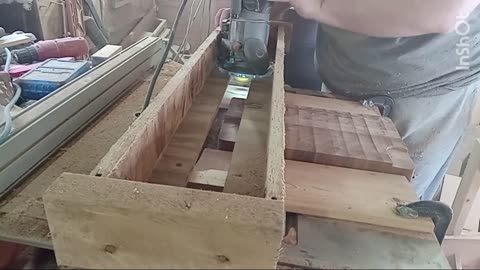 Flattening a cutting board