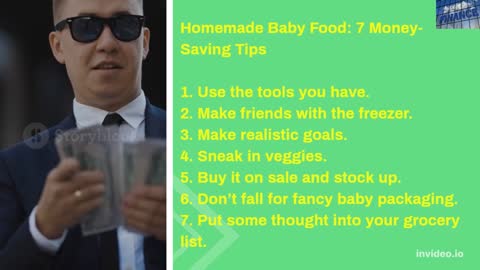 Homemade Baby Food: 7 Money-Saving Tips