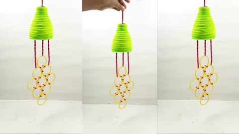 waste plastic bottle & old bangles craft idea | best out of waste | plastic bottle reuse idea