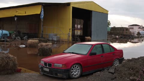 Imágenes de las inundaciones causadas por "Elías" en el centro de Grecia