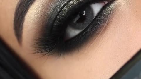 Smokey eye makeup