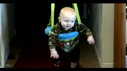 Parker's Bouncy Chair Zip Line