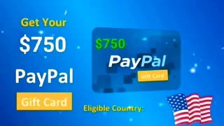 FREE GIVEAWAY- Grab a $750 PayPal Gift Card Now - #giftcard #offers