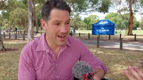 Senator Antic interview in Adelaide