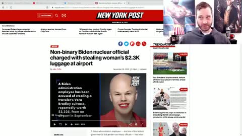 BIDEN NUCLEAR DOG SEX WEIRDO CAUGHT STEALING WOMAN’S $2.3K LUGGAGE