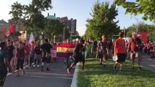 Aug 13 2017 Baltimore 1.4 Antifa chant 'Punch a nazi in the face'