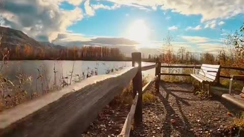 I love this bench located just outside of Palmer Alaska!