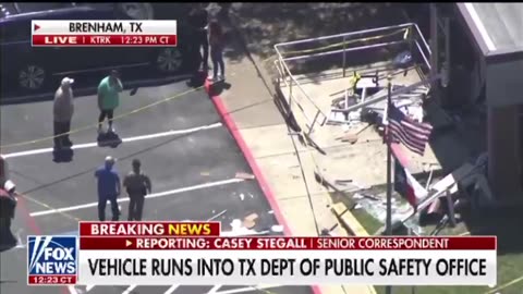 Vehicle runs into Texas Department of Public safety office