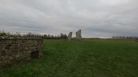 Avebury. Wiltshire. Standing stones .
