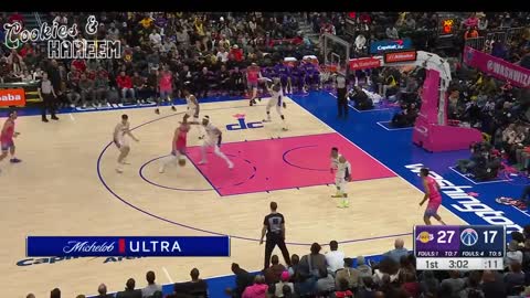 Kristaps Porzingis Highlights Wizards vs. Lakers 4th Dec 2022