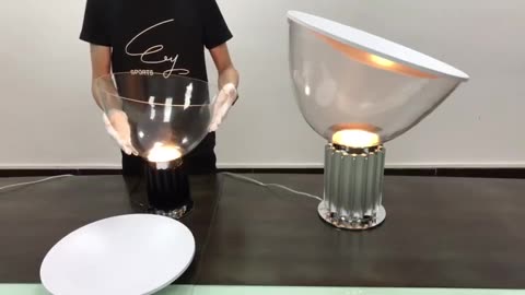 Italy flos Radar table lamp Aluminum Glass Shade LED Desk Light For bedroom bedside Study living