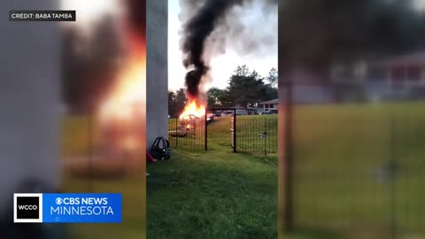 St. Paul man recounts moment car crashed, setting off fireworks inside