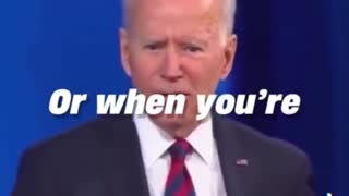 "You, you got the vaccination? Are, are you OK?" Joe Biden