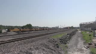 UP PSR trains at Missouri Valley 07132024