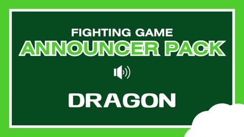 DRAGON (Video Game Announcer Pack) - Sound Effects