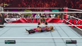 WWE 2K24 - Raw Ivy Nile VS Maxxine Dupri 08/14/24